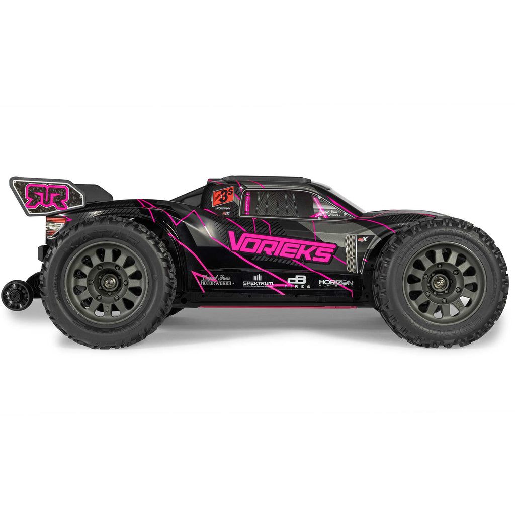Arrma 1/10 VORTEKS 223S DSC 2WD RTR Brushless Stadium Truck, Pink