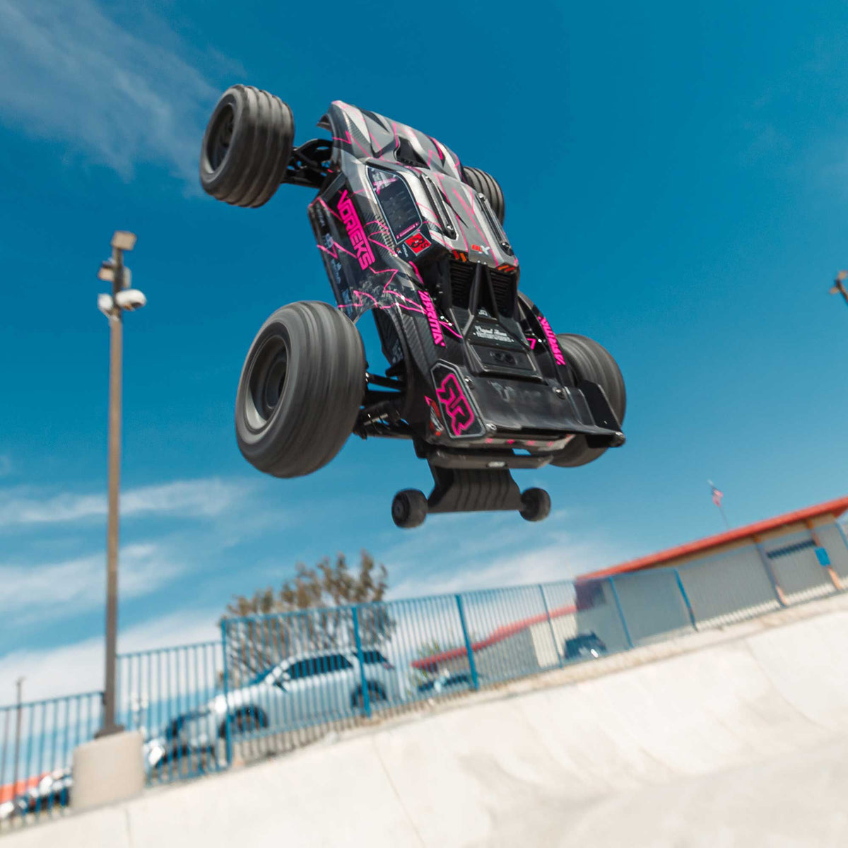 Arrma 1/10 VORTEKS 223S DSC 2WD RTR Brushless Stadium Truck, Pink