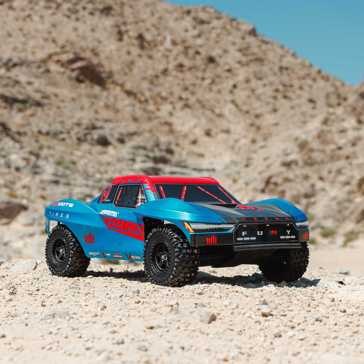 Arrma 1/10 FURY 2wd 223S BLX Brushless Short Course Truck RTR with DSC, Blue