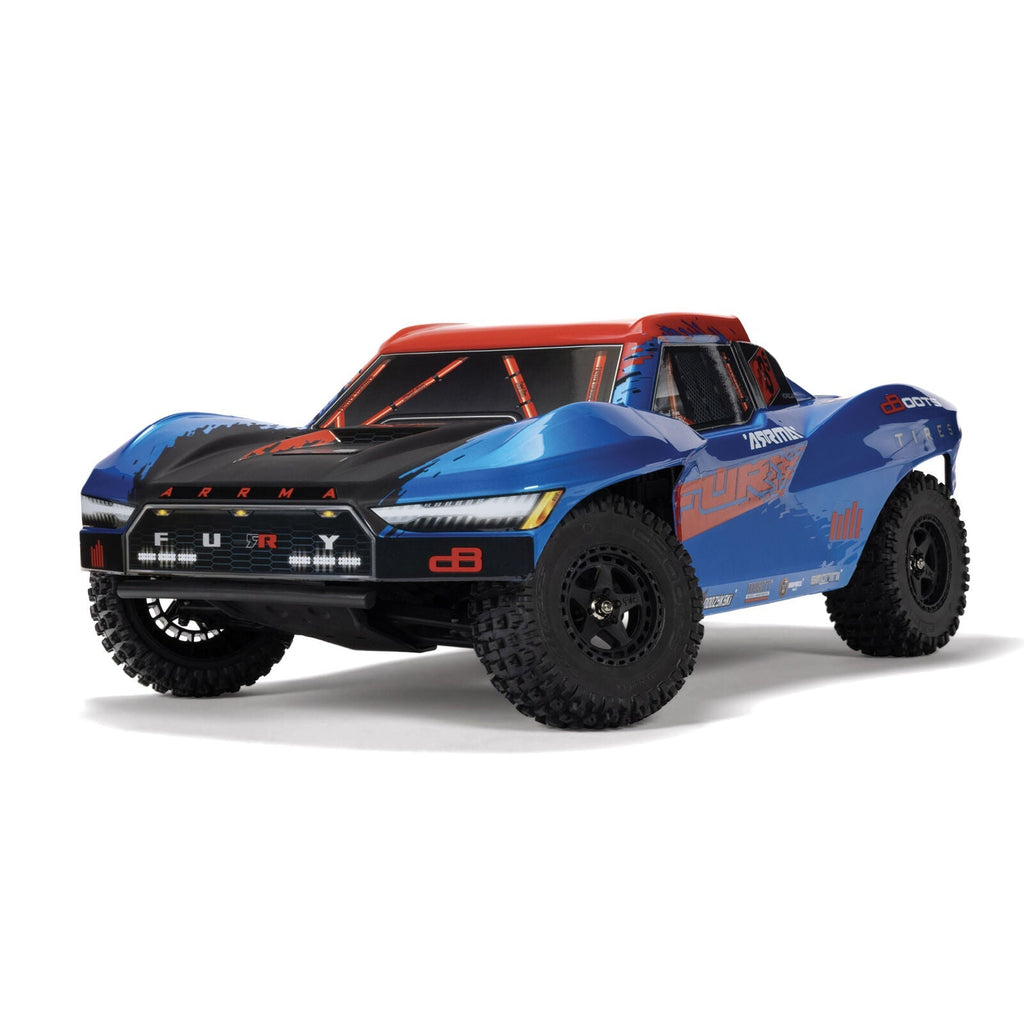 Arrma 1/10 FURY 2wd 223S BLX Brushless Short Course Truck RTR with DSC, Blue