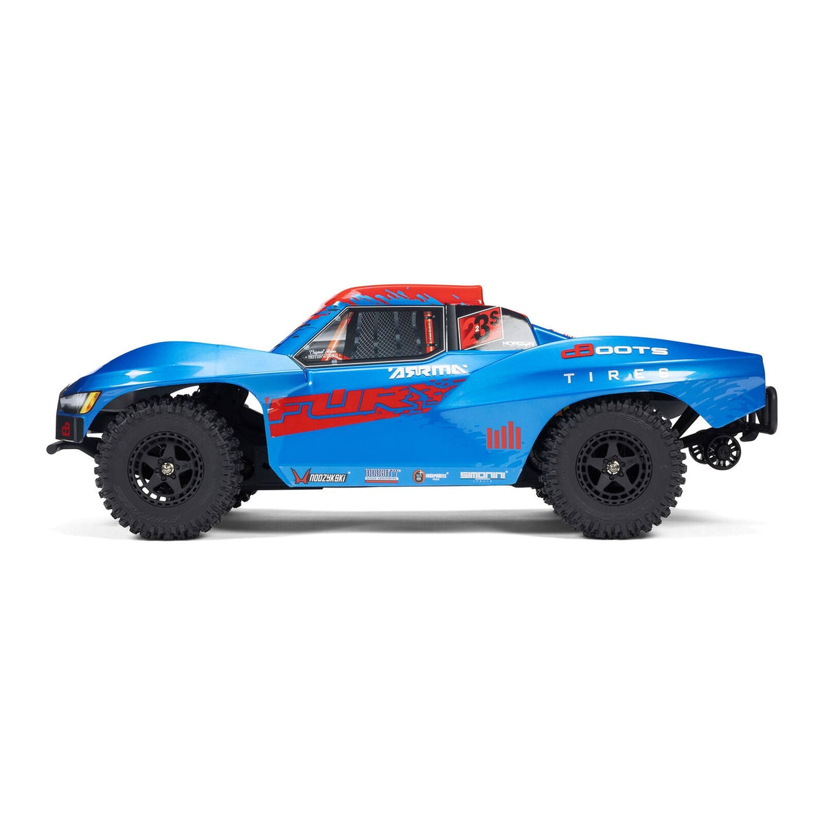 Arrma 1/10 FURY 2wd 223S BLX Brushless Short Course Truck RTR with DSC, Blue
