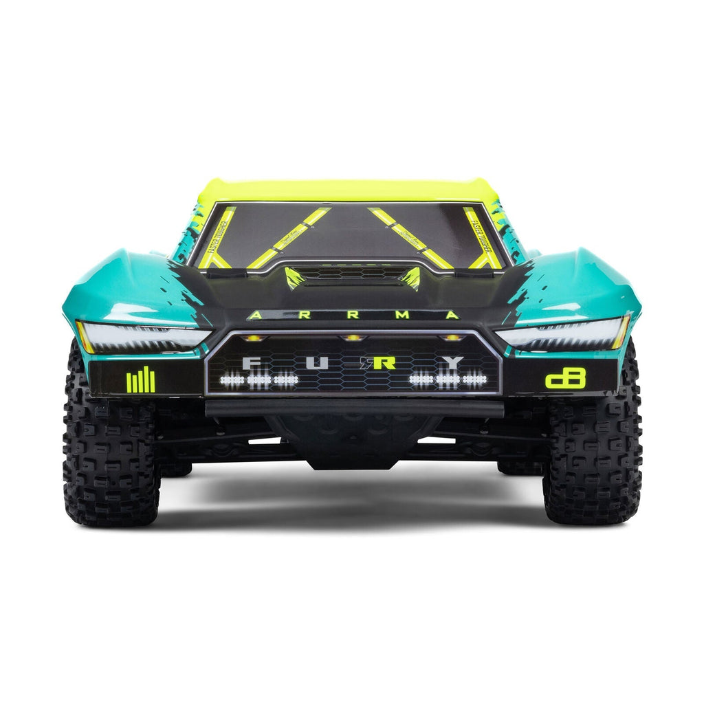 Arrma 1/10 FURY 2wd 223S BLX Brushless Short Course Truck RTR with DSC, Green