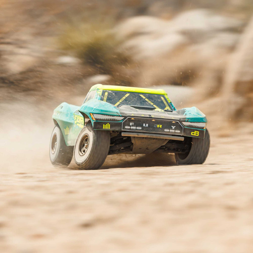 Arrma 1/10 FURY 2wd 223S BLX Brushless Short Course Truck RTR with DSC, Green