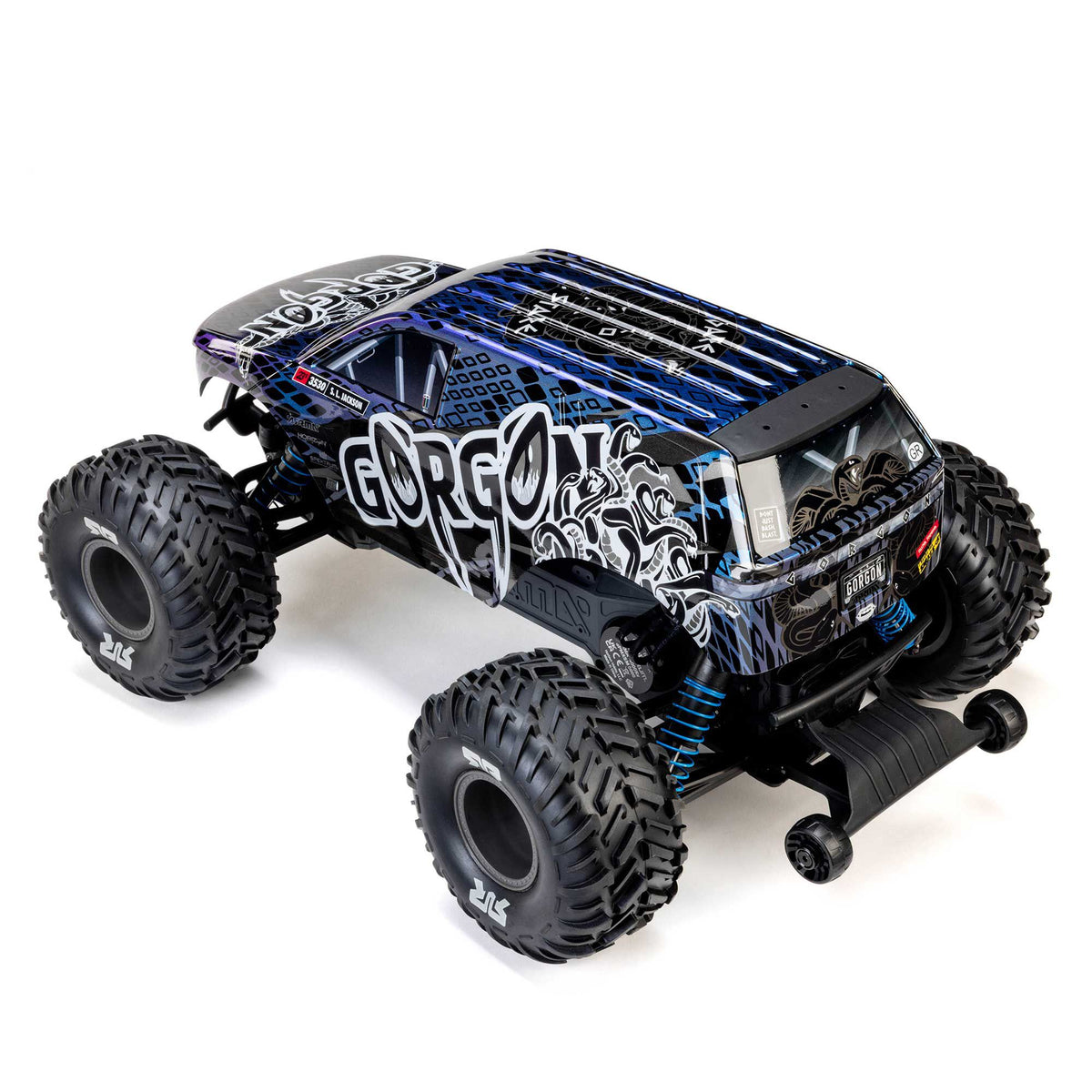 1/10 GORGON 223S 2WD RTR Brushless Monster Truck, Blue/Black