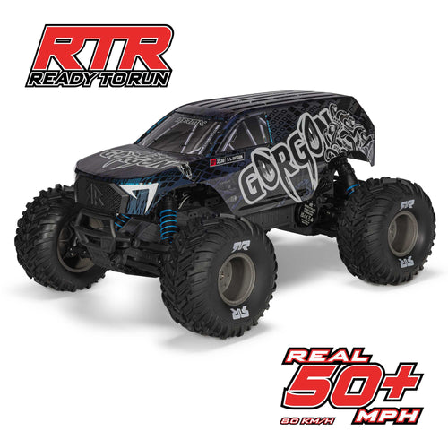1/10 GORGON 223S 2WD RTR Brushless Monster Truck, Blue/Black