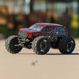 1/10 GORGON 223S 2WD RTR Brushless Monster Truck, Red/Black