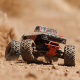 1/10 QUAKE 223S DSC 2WD RTR Brushless Monster Truck, Red