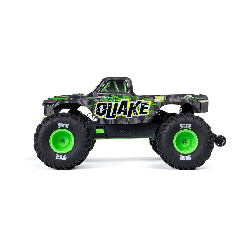 Arrma 1/10 QUAKE 223S 2WD RTR Brushless Monster Truck, Green