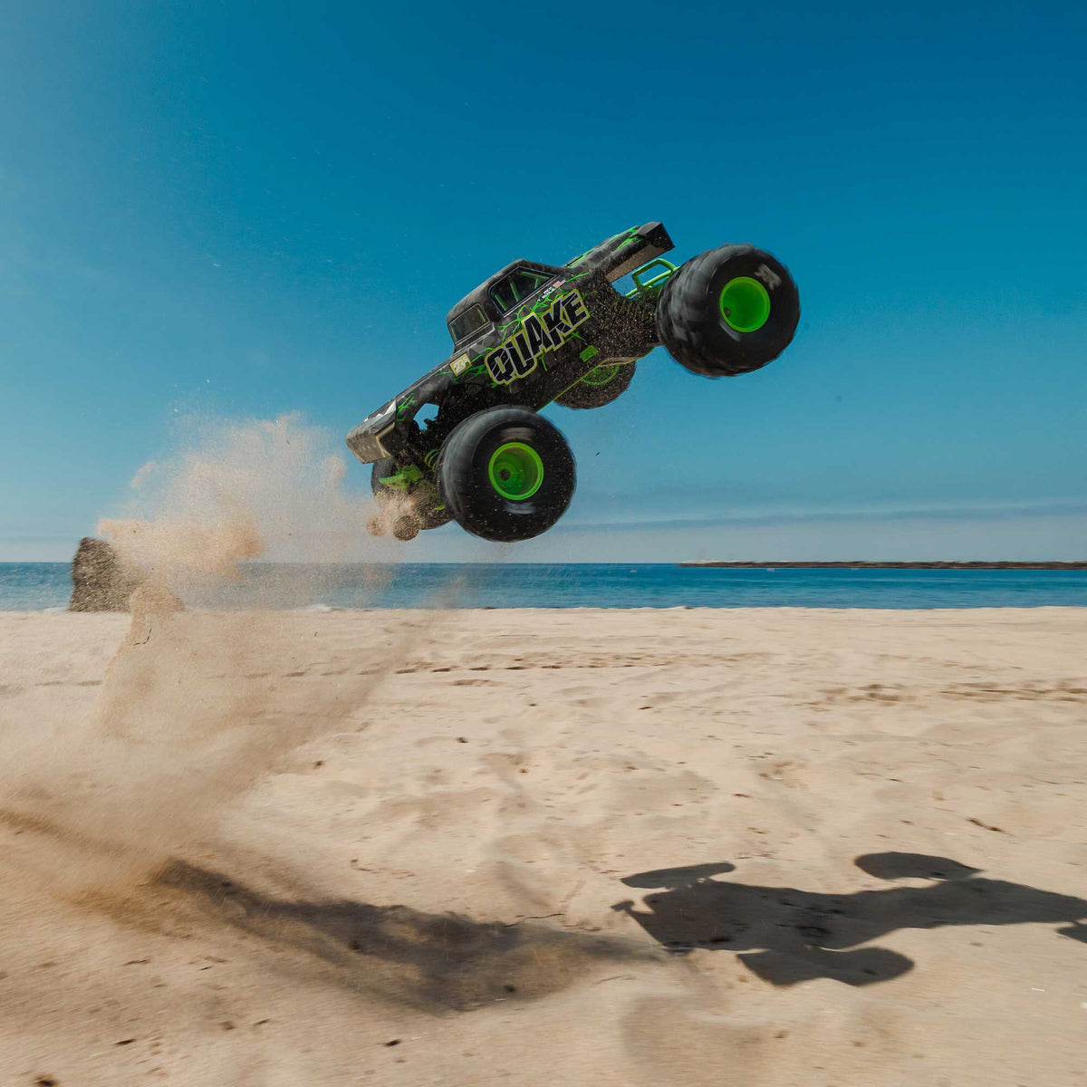 Arrma 1/10 QUAKE 223S 2WD RTR Brushless Monster Truck, Green