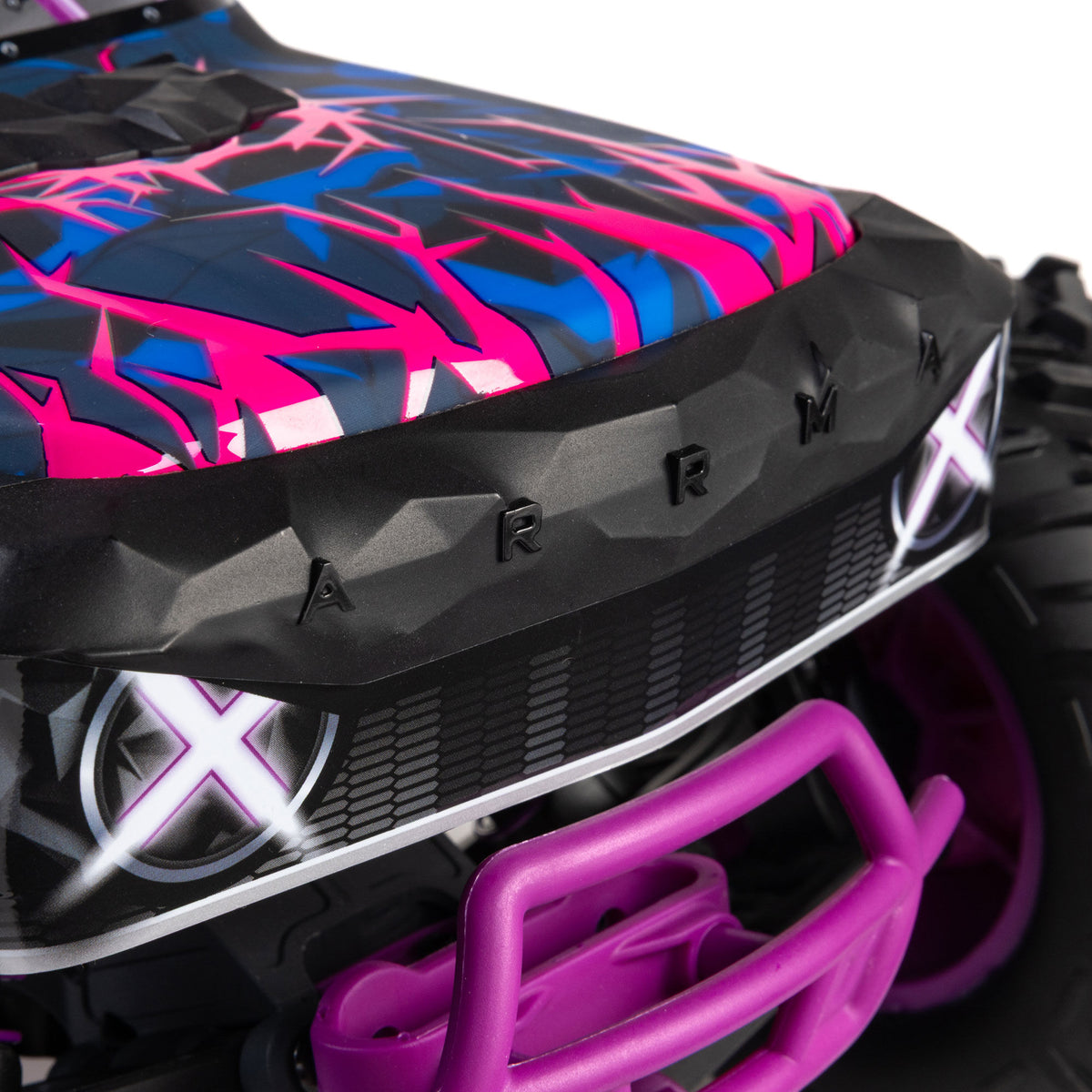 Arrma 1/10 QUAKE 223S 2WD RTR Brushless Monster Truck, Purple