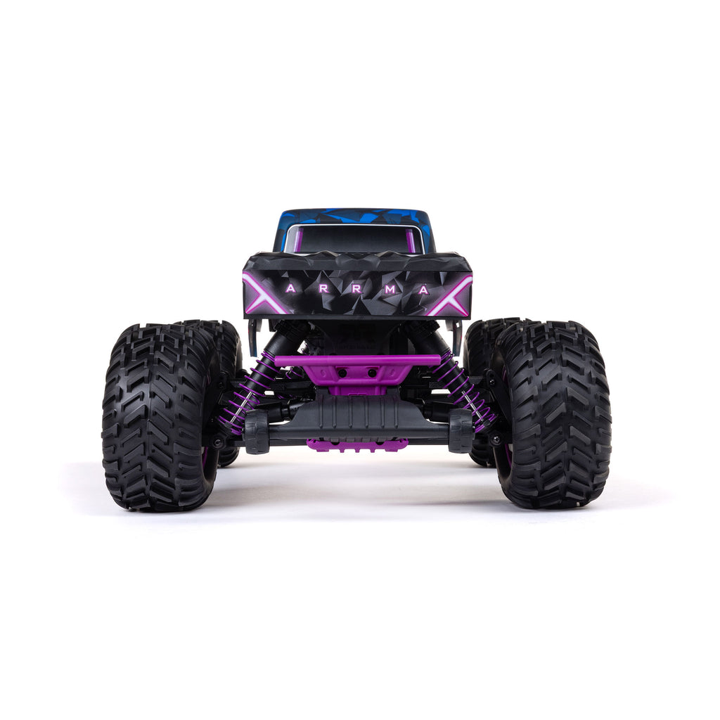 Arrma 1/10 QUAKE 223S 2WD RTR Brushless Monster Truck, Purple