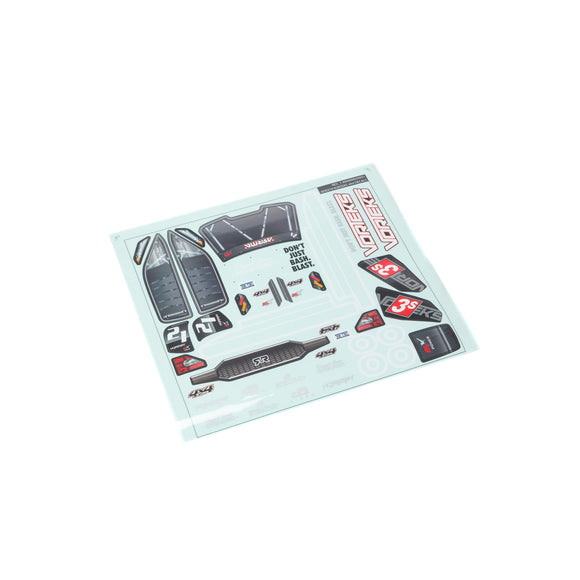1/10 Clear Body with Decals and Window Masks: VORTEKS 4X4 BLX