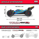 Arrma 1/8 TYPHON 4X4 RTR Brushed Buggy, Red