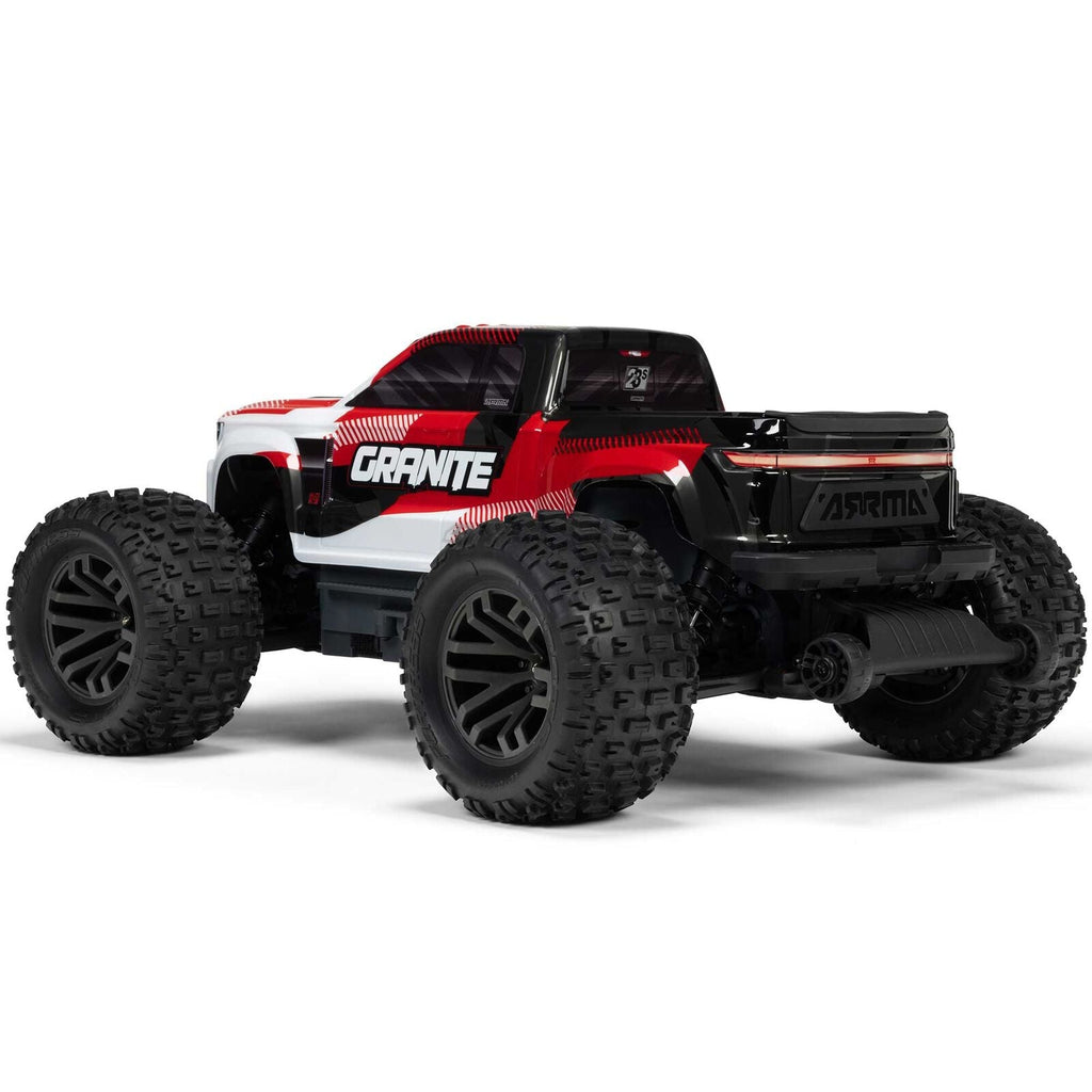 Arrma 1/10 GRANITE 223S DSC 4X4 RTR Brushless Monster Truck, Red
