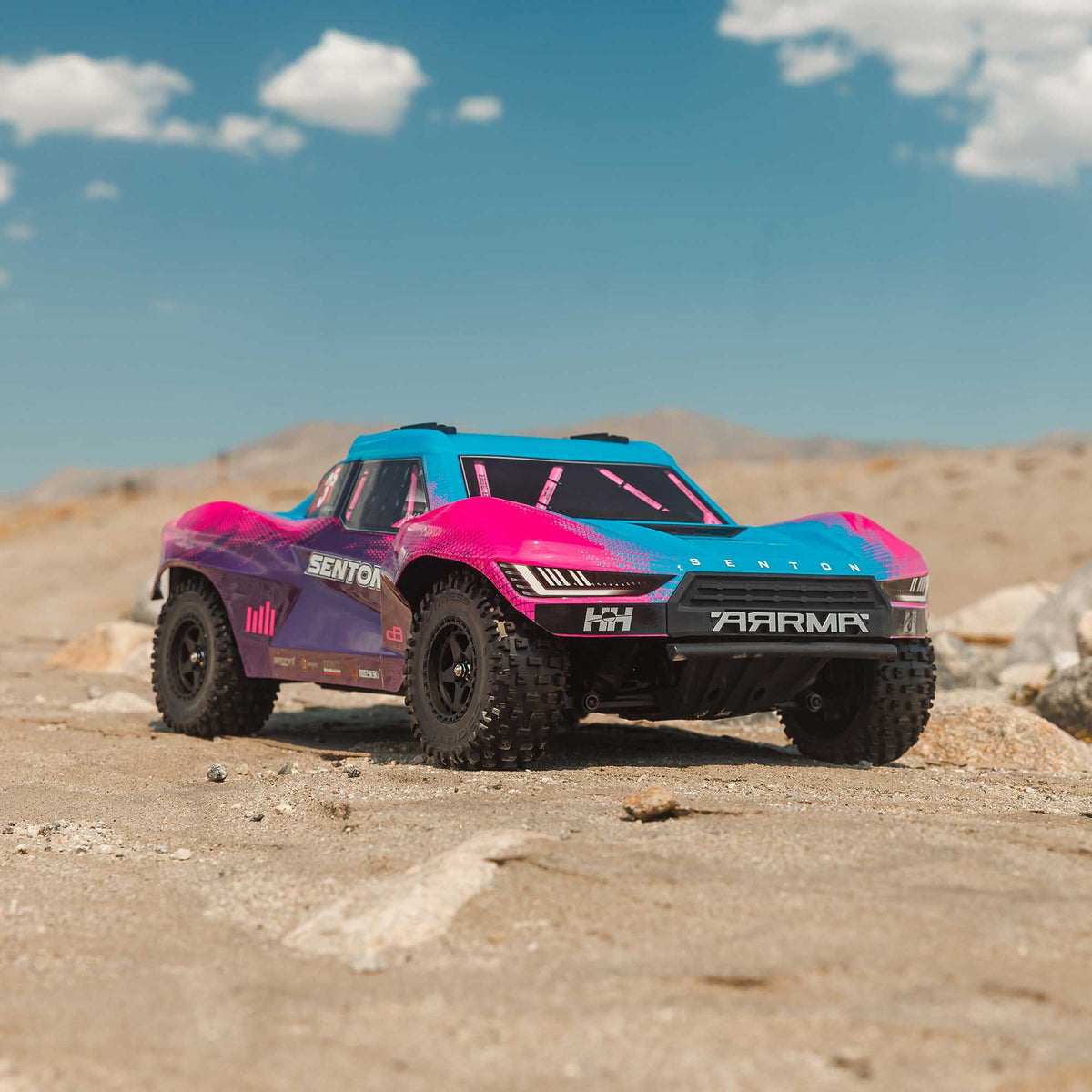 Arrma 1/10 SENTON 4X4 223S BLX BRUSHLESS SHORT COURSE TRUCK RTR WITH DSC, BLUE