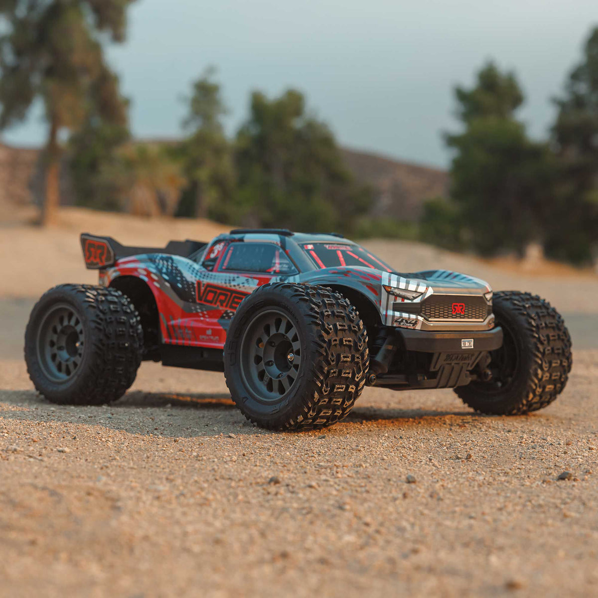 Arrma 1/10 VORTEKS 223S DSC 4X4 RTR Brushless Stadium Truck, Red
