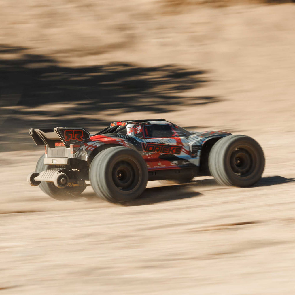Arrma 1/10 VORTEKS 223S DSC 4X4 RTR Brushless Stadium Truck, Red
