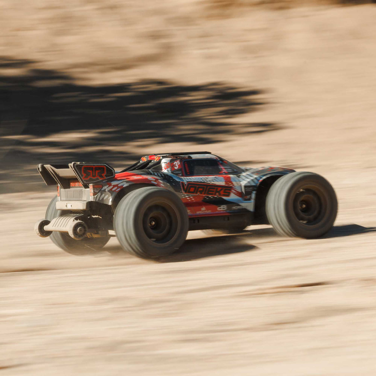 Arrma 1/10 VORTEKS 223S DSC 4X4 RTR Brushless Stadium Truck, Red