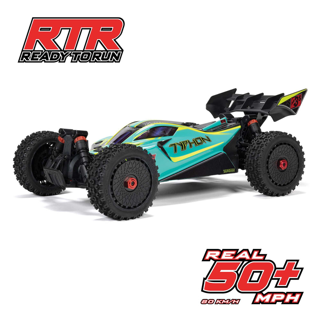 Arrma 1/8 TYPHON 223S BLX Brushless 4X4 Buggy RTR with DSC, Green