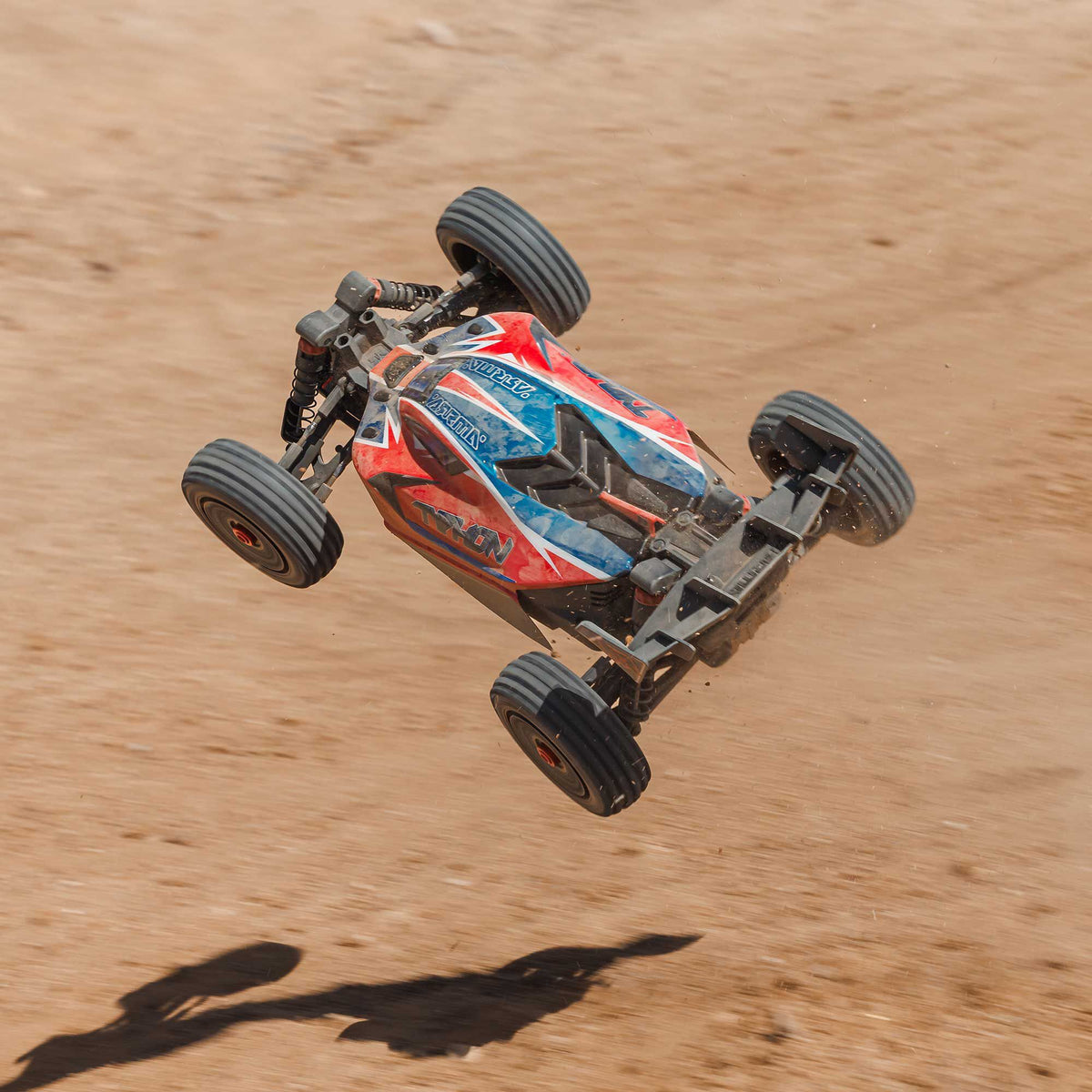 Arrma 1/8 TYPHON 4X4 223S BLX BRUSHLESS BUGGY RTR WITH DSC  RED/BLUE