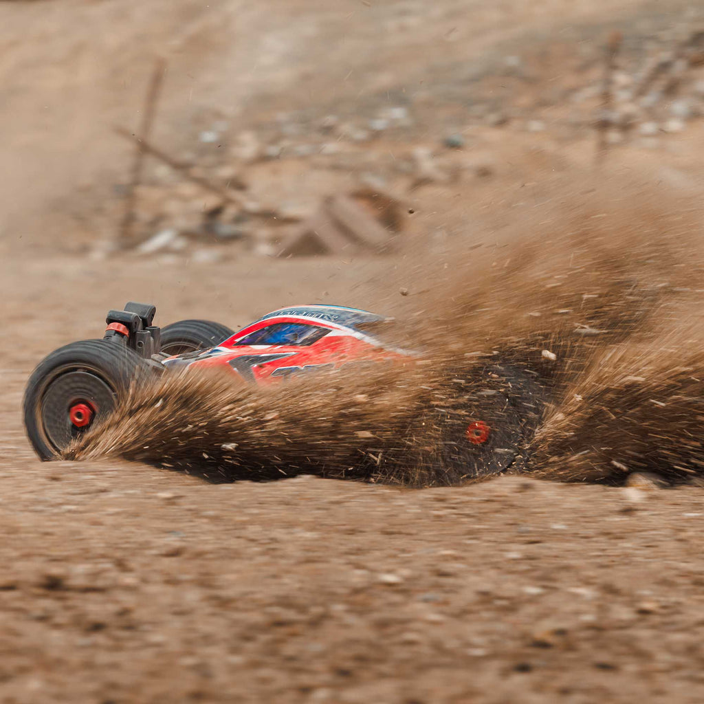 Arrma 1/8 TYPHON 4X4 223S BLX BRUSHLESS BUGGY RTR WITH DSC  RED/BLUE