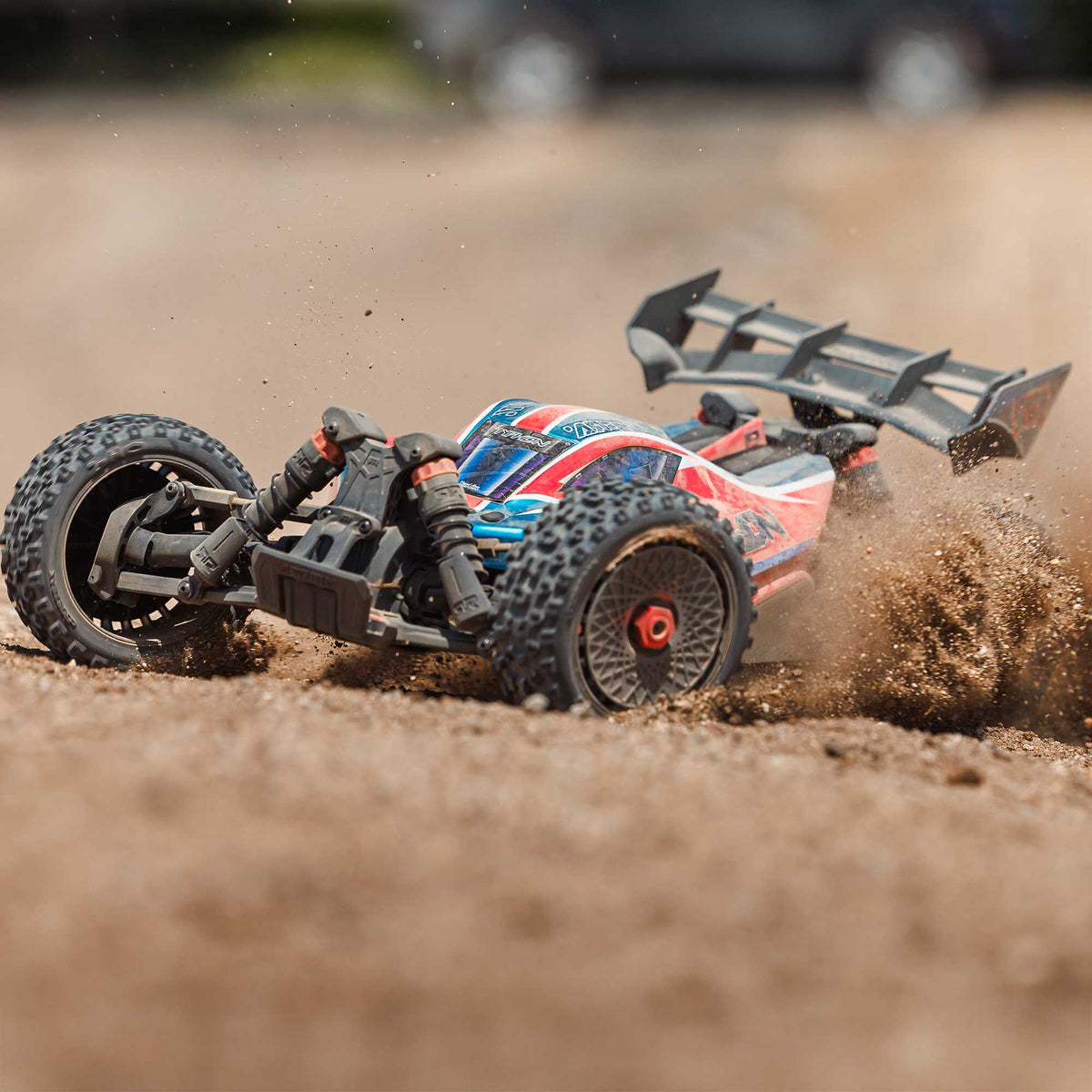 Arrma 1/8 TYPHON 4X4 223S BLX BRUSHLESS BUGGY RTR WITH DSC  RED/BLUE