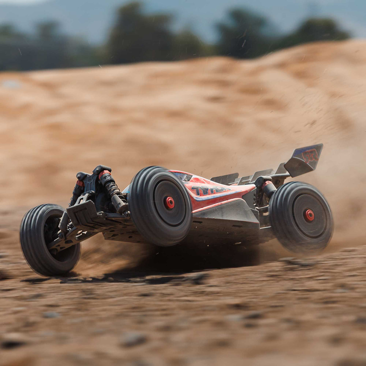 Arrma 1/8 TYPHON 4X4 223S BLX BRUSHLESS BUGGY RTR WITH DSC  RED/BLUE