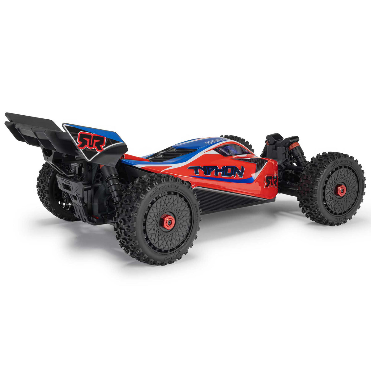 Arrma 1/8 TYPHON 4X4 223S BLX BRUSHLESS BUGGY RTR WITH DSC  RED/BLUE