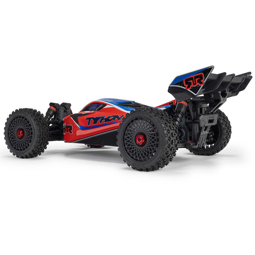 Arrma 1/8 TYPHON 4X4 223S BLX BRUSHLESS BUGGY RTR WITH DSC  RED/BLUE