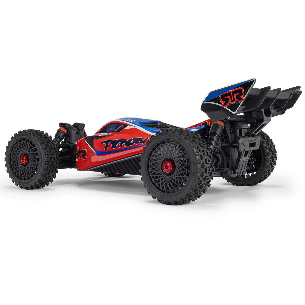 Arrma 1/8 TYPHON 4X4 223S BLX BRUSHLESS BUGGY RTR WITH DSC  RED/BLUE