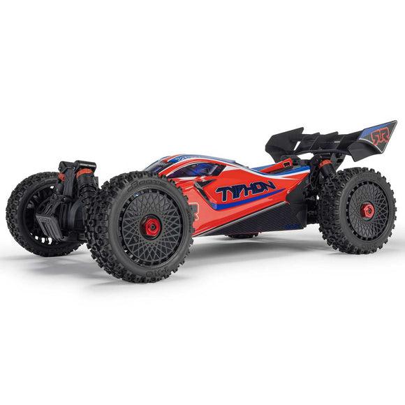 ARRMA 1/8 TYPHON 223S DSC 4X4 RTR Brushless Buggy, Red