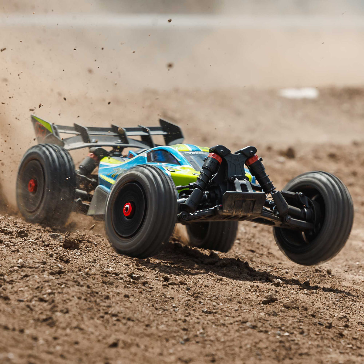 Arrma 1/8 TYPHON 4X4 223S BLX BRUSHLESS BUGGY RTR WITH DSC  BLUE/YELLOW