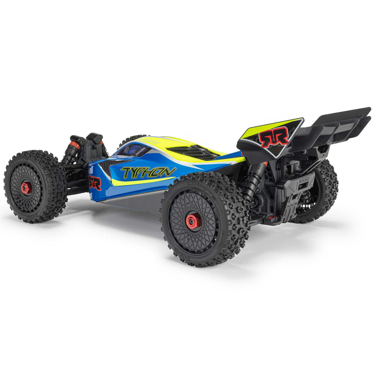 Arrma 1/8 TYPHON 4X4 223S BLX BRUSHLESS BUGGY RTR WITH DSC  BLUE/YELLOW