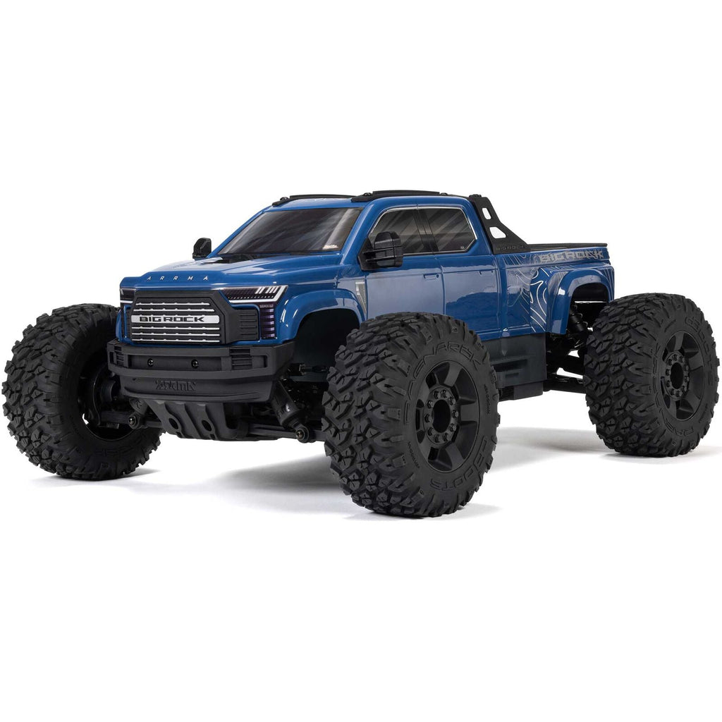 Arrma 1/10 BIG ROCK 223S DSC 4X4 RTR Brushless Monster Truck, Blue