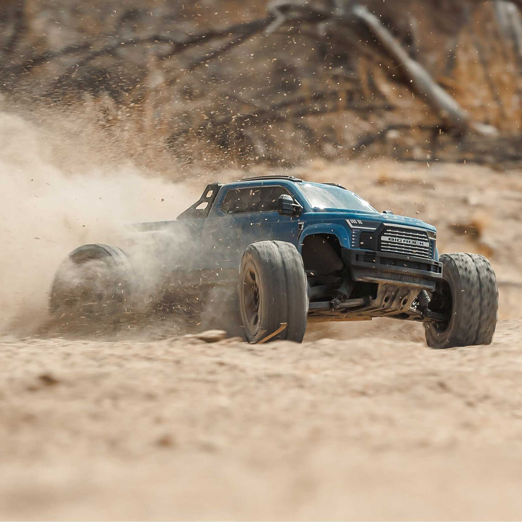Arrma 1/10 BIG ROCK 223S DSC 4X4 RTR Brushless Monster Truck, Blue