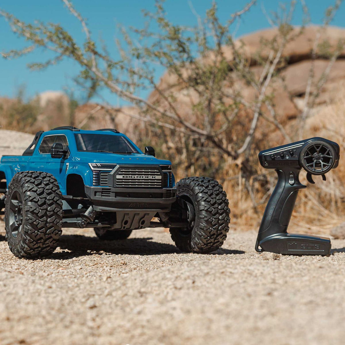 Arrma 1/10 BIG ROCK 223S DSC 4X4 RTR Brushless Monster Truck, Blue