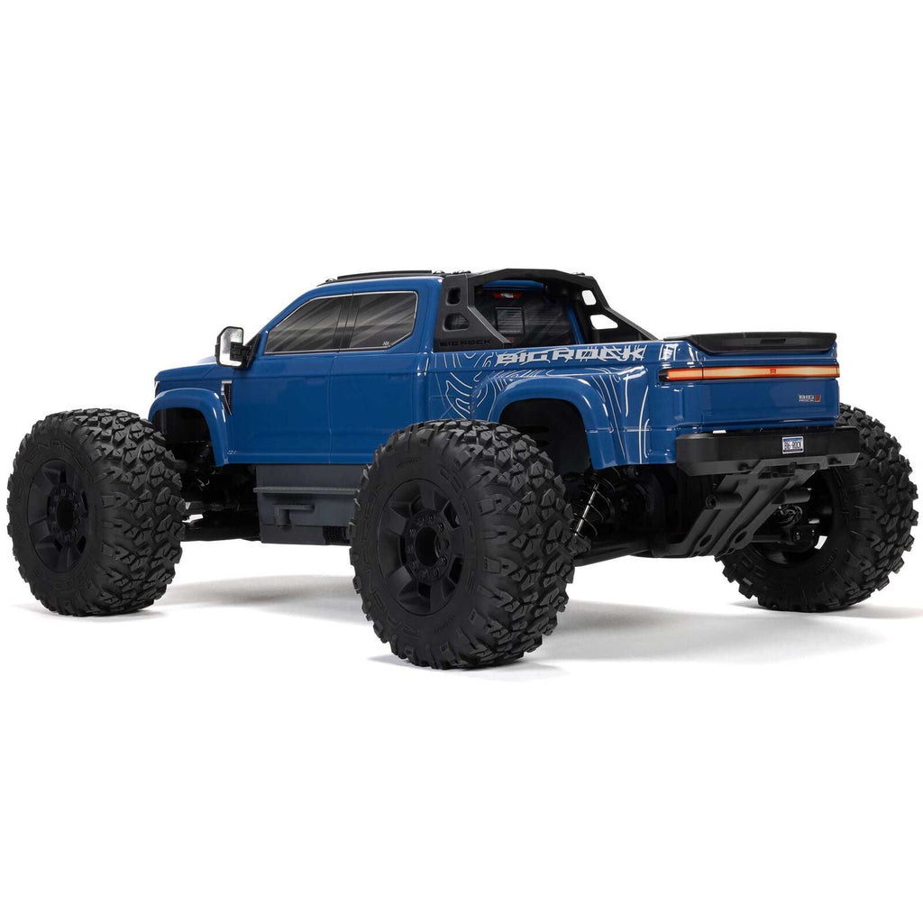 Arrma 1/10 BIG ROCK 223S DSC 4X4 RTR Brushless Monster Truck, Blue