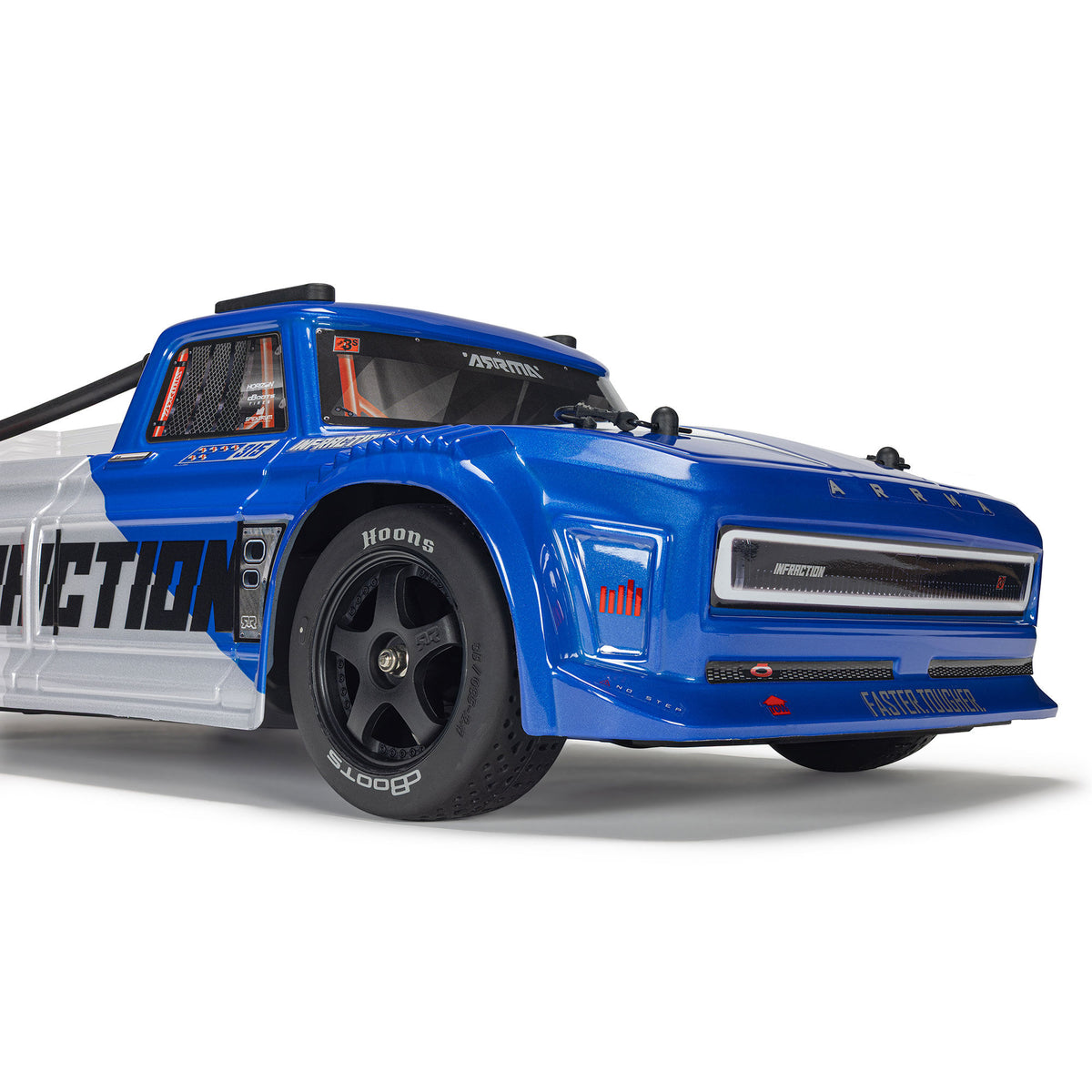 1/8 INFRACTION 223S DSC 4X4 RTR Brushless All-Road Street Bash Truck, Blue/Red