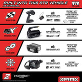 1/8 INFRACTION 223S DSC 4X4 RTR Brushless All-Road Street Bash Truck, Teal/Pink