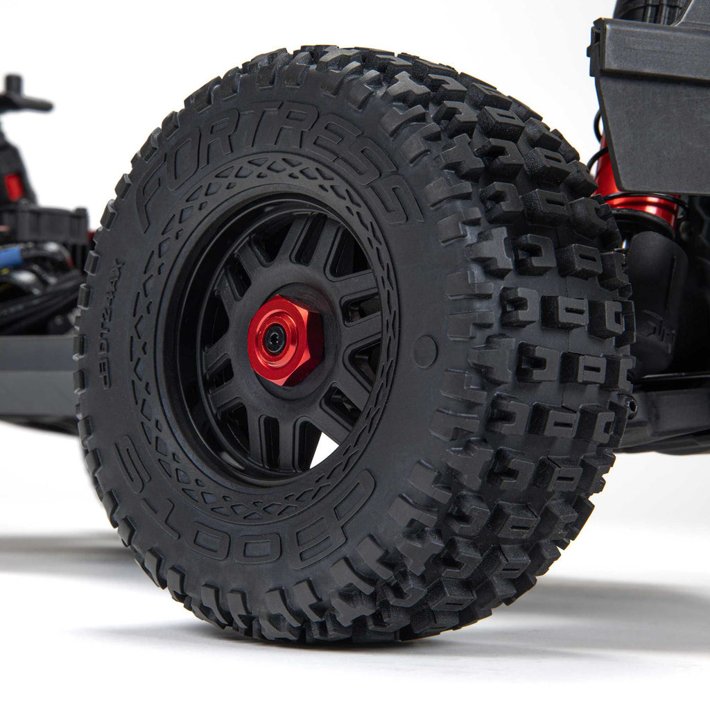 Arrma MOJAVE 4X4 4S BLX 1/8th Scale Desert Trk White/Red
