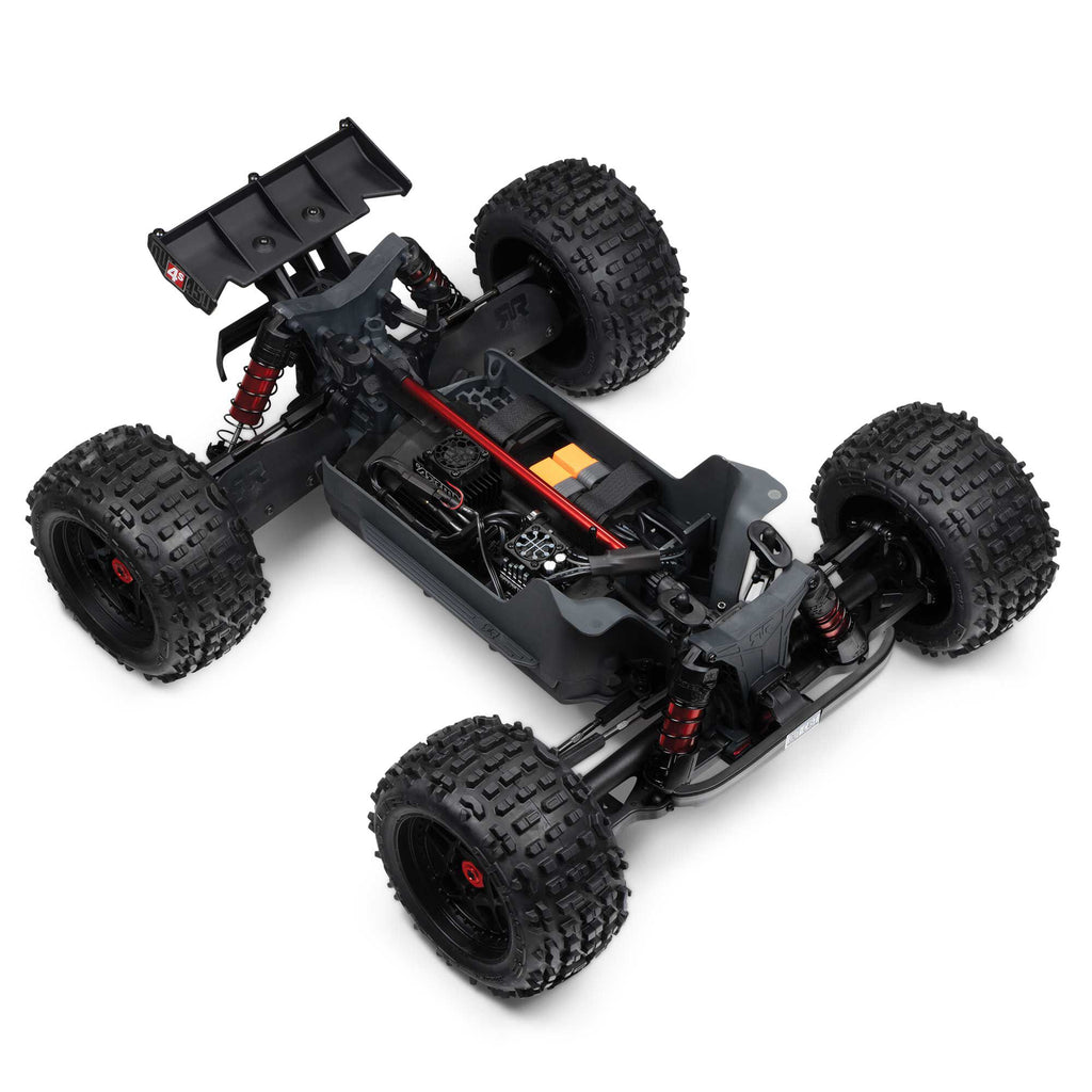 Arrma Outcast 4X4 4s Brushless 1/10TH 4WD Stunt truck  Gunmetal grey