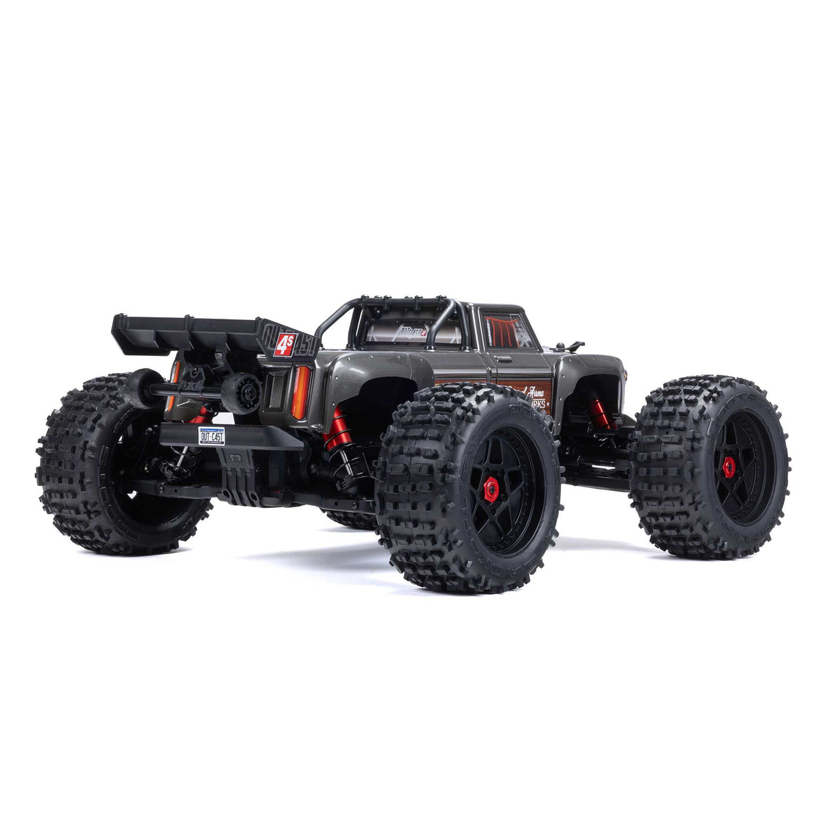 Arrma Outcast 4X4 4s Brushless 1/10TH 4WD Stunt truck  Gunmetal grey