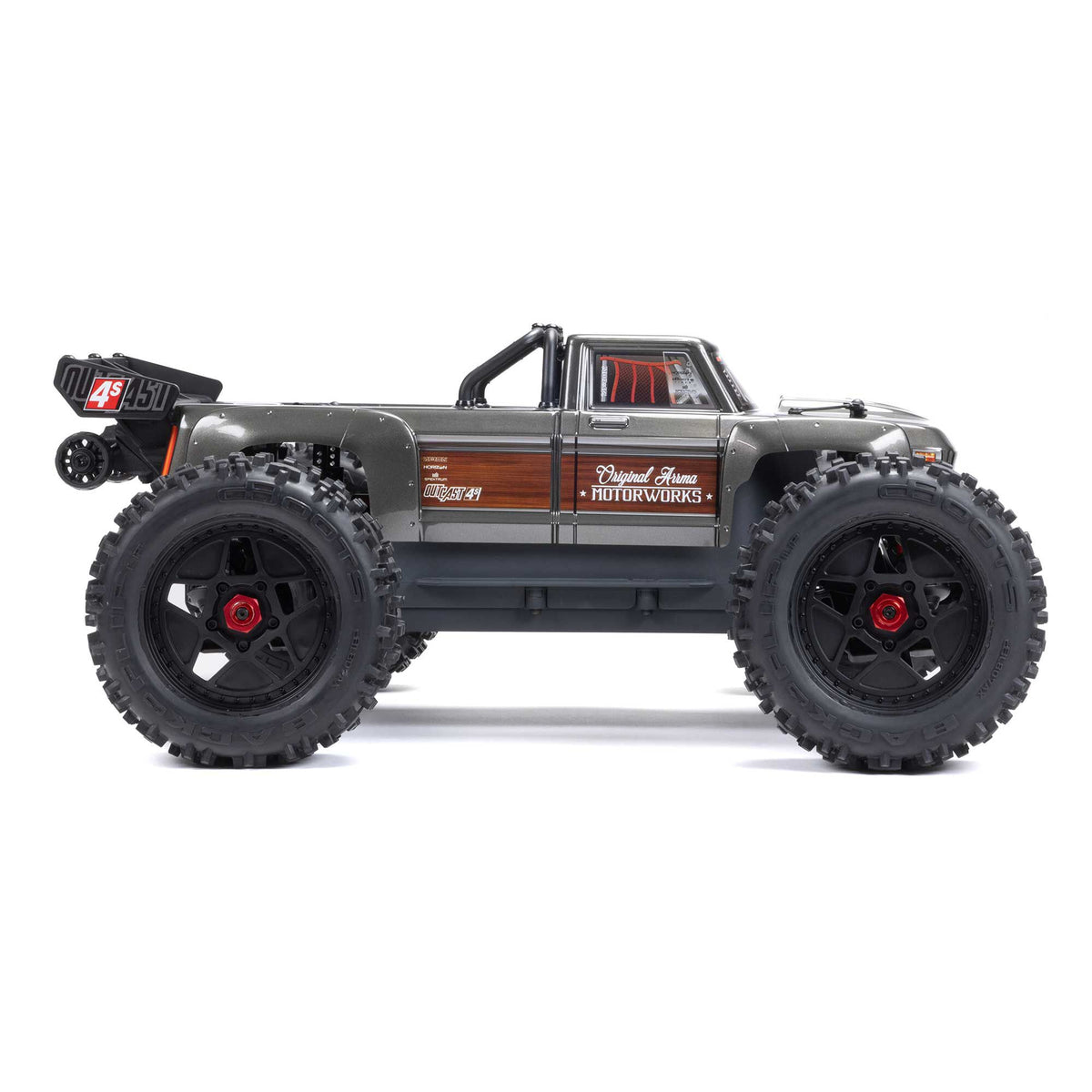 Arrma Outcast 4X4 4s Brushless 1/10TH 4WD Stunt truck  Gunmetal grey