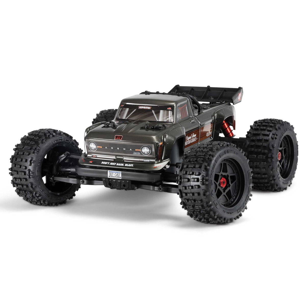 Arrma Outcast 4X4 4s Brushless 1/10TH 4WD Stunt truck  Gunmetal grey