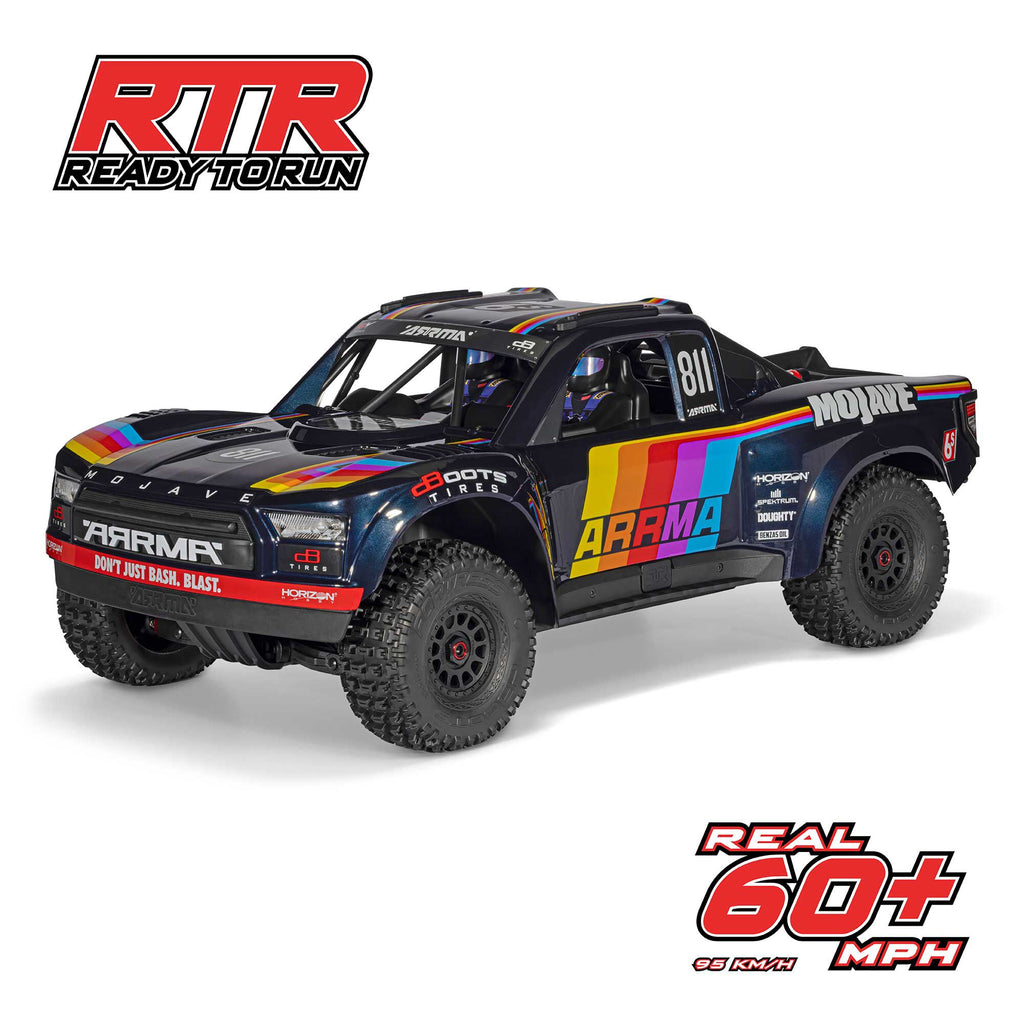 1/7 MOJAVE 6S 4X4 RTR Brushless Desert Truck, Blue