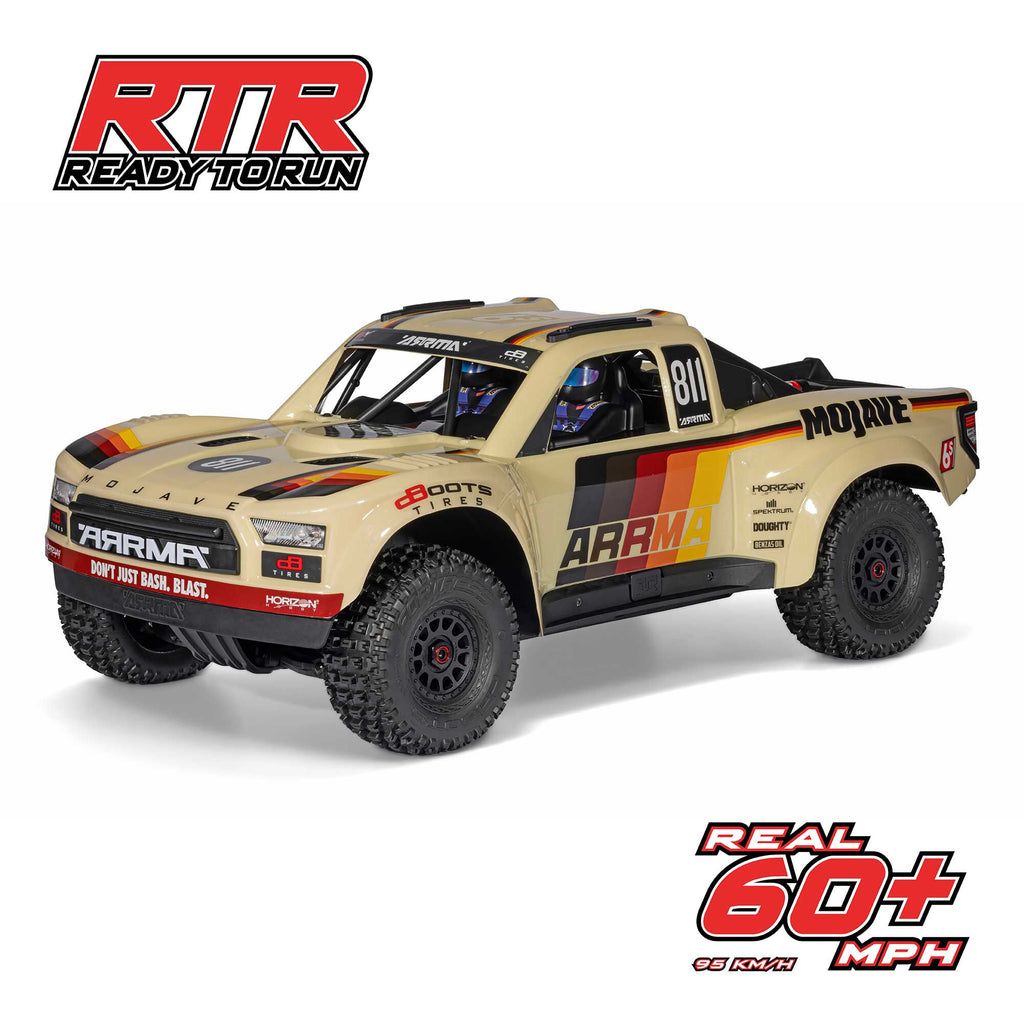 1/7 MOJAVE 6S 4X4 RTR Brushless Desert Truck, Beige