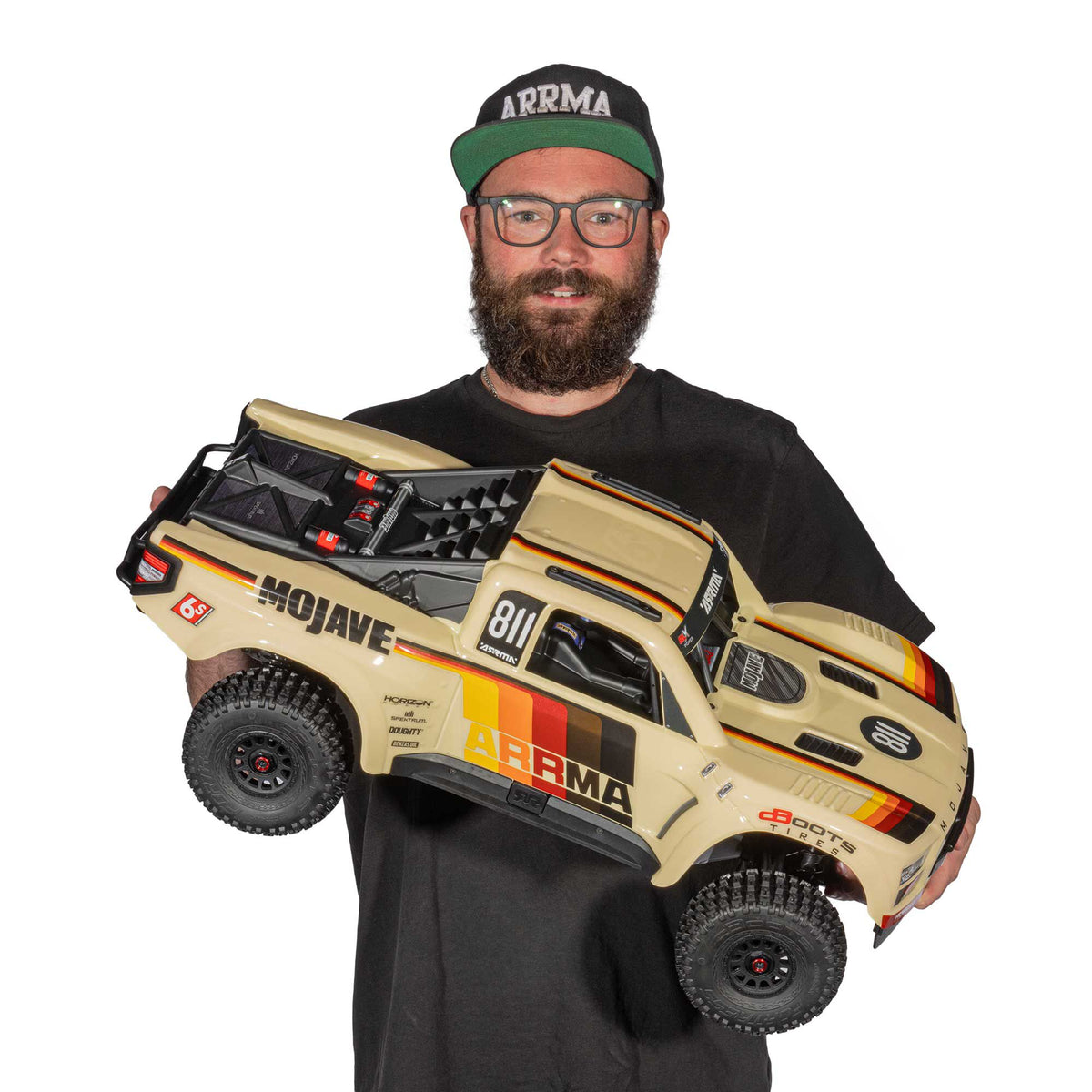 1/7 MOJAVE 6S 4X4 RTR Brushless Desert Truck, Beige