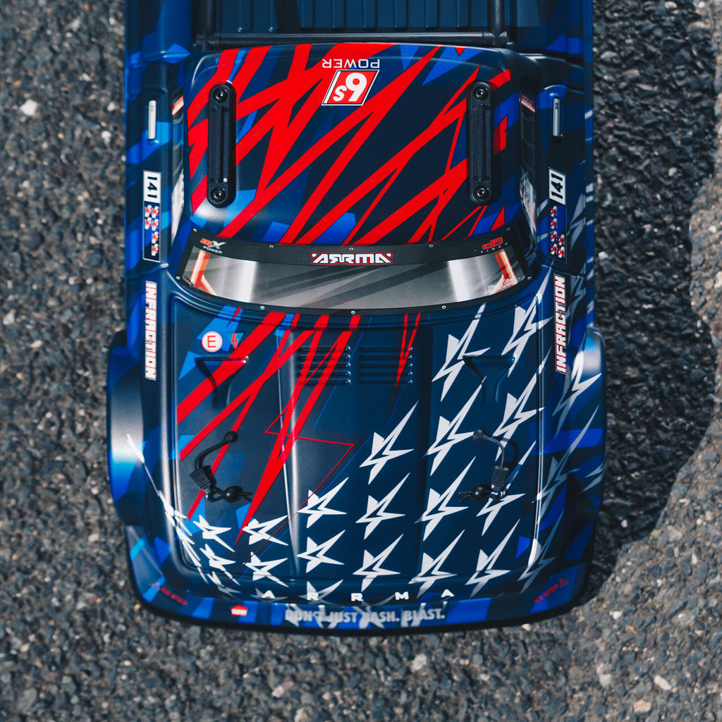 1/7 INFRACTION 6S AVC 4X4 RTR Brushless All-Road Street Bash, Blue