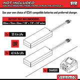 ARRMA 1/7 LIMITLESS 8S AVC 4X4 RTR Brushless Street Speed, Red/Black 120MPH