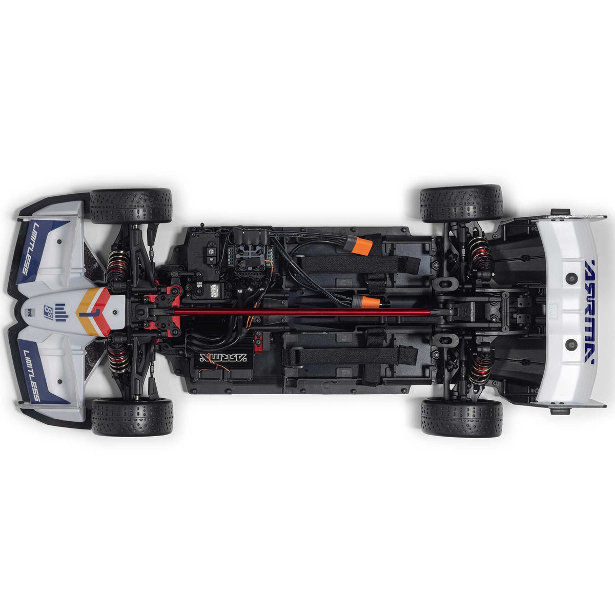 Arrma 1/7 LIMITLESS 120 8S BLX SPEED MACHINE RTR w AVC, White/Blue